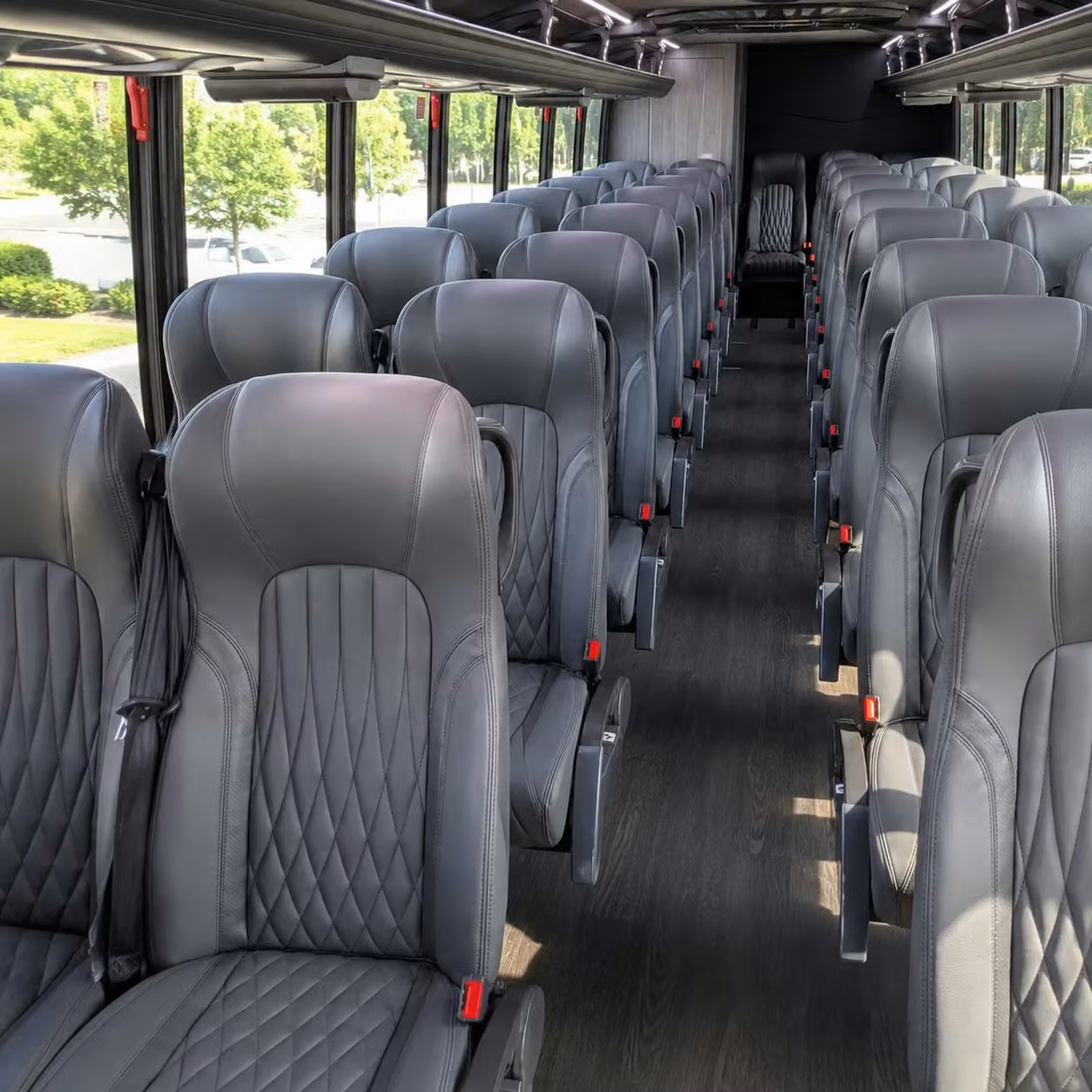 28 passenger minibus inside