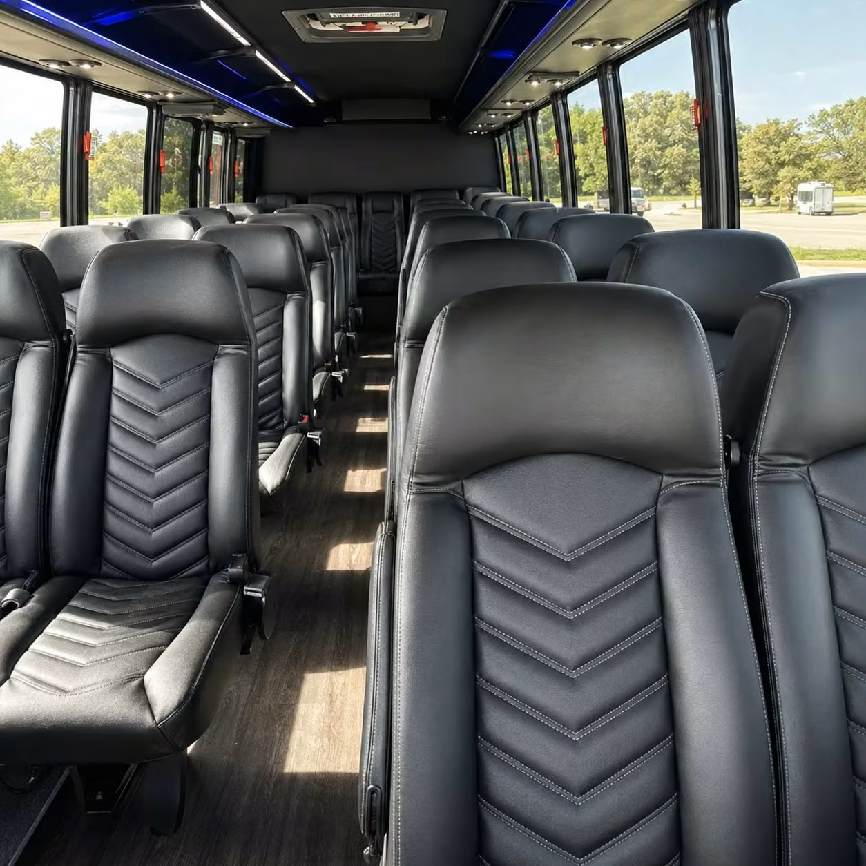 30 passenger minibus interior