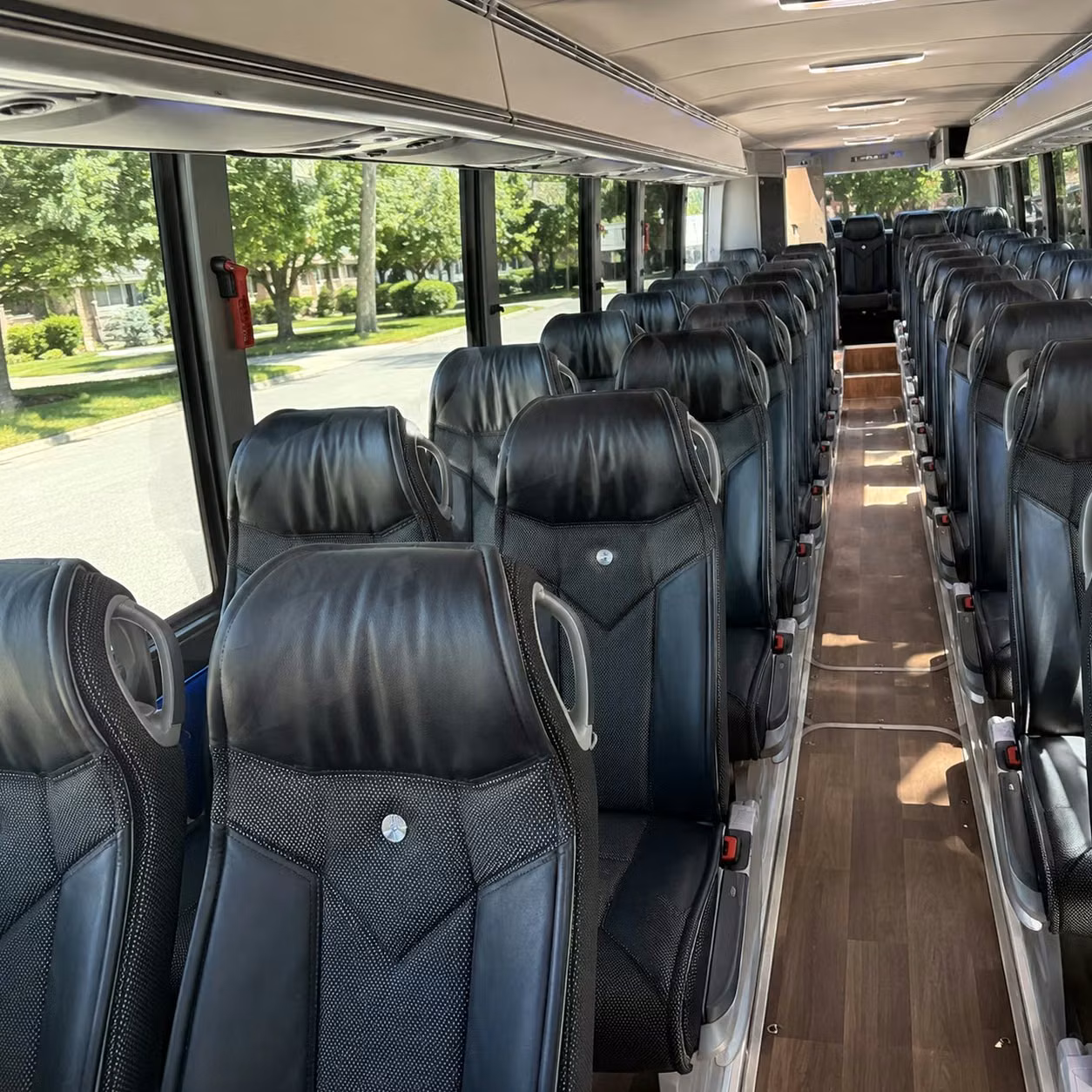 norwalk charter bus interior