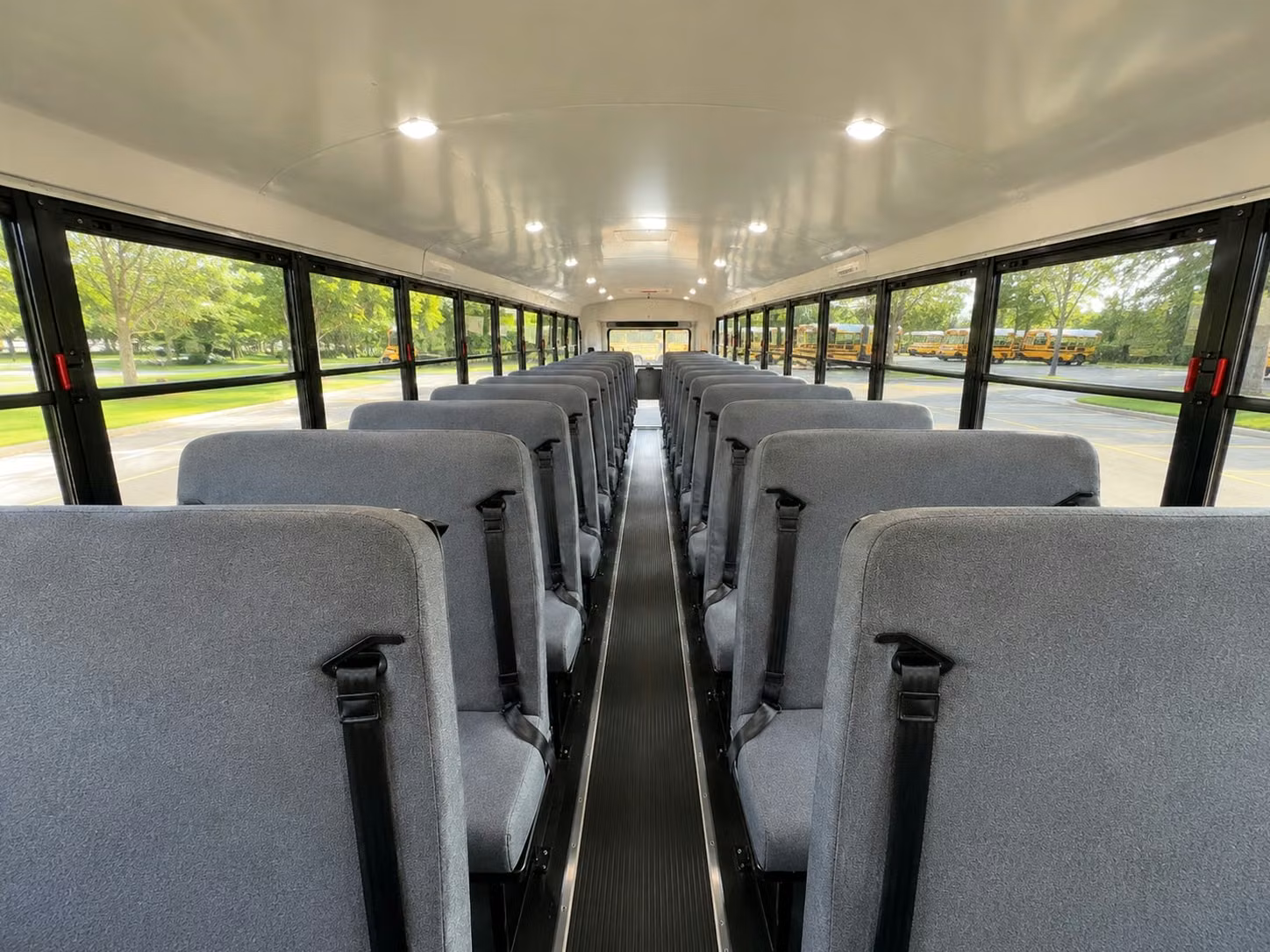 school bus interior