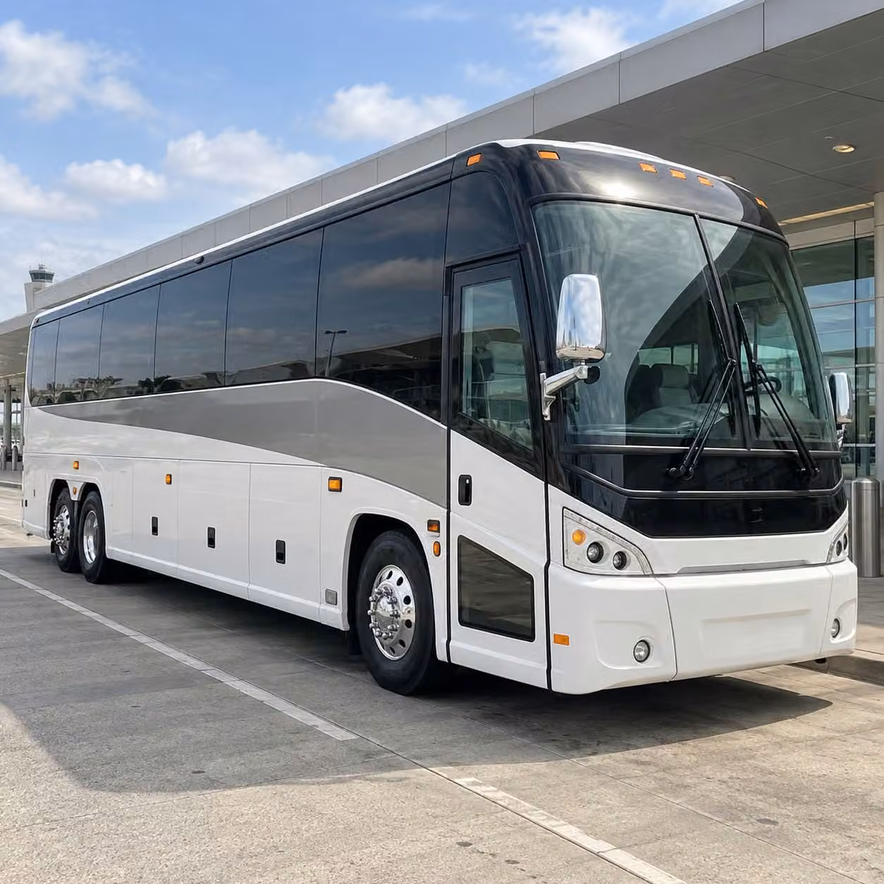 sports team fan charter bus rentals in norwalk