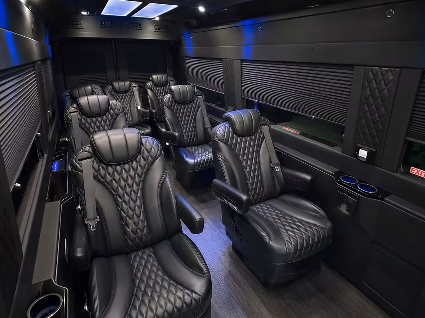 sprinter van with driver interior