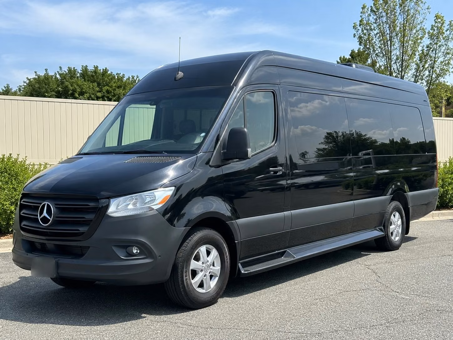 sprinter van with driver